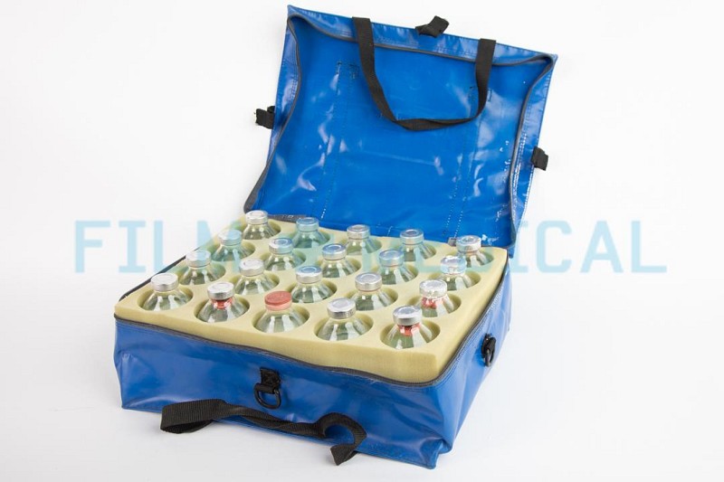 Vials in Carrying Case